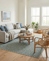 Urban Oasis Rugs Collection Area Rug -  Rooftop (Teal) Rectangle Teal  lifestyle 11
