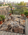 Urban Terrace Collection Area Rug -  Horizon Rectangle Multi  lifestyle 14