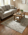 Seville Stripes Collection Area Rug -  Granada (Gray) Rectangle Gray  lifestyle 4