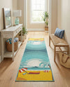 Seaside Haven Rugs Collection Area Rug -  Dockside Runner Multi  lifestyle 60