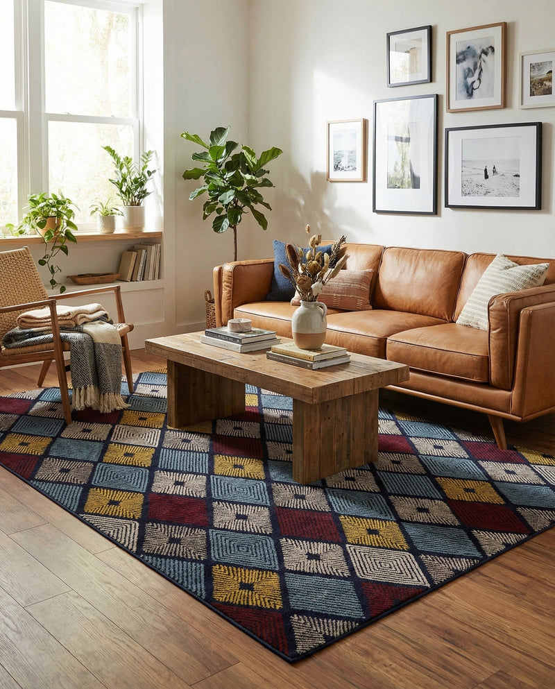 Coastal Haven Collection Area Rug -  Anchorage Rectangle Multi  lifestyle 28