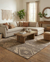 Sahara Sands Collection Area Rug -  Berenice Rectangle Natural and Brown  lifestyle 8