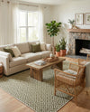 Urban Oasis Rugs Collection Area Rug -  Rooftop (Green) Rectangle Green  lifestyle 10