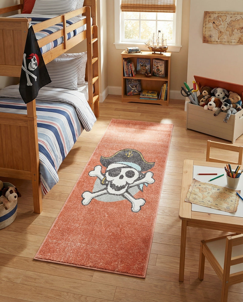 Wonder Tykes Collection Area Rug -  Harmony Runner Red  lifestyle 46