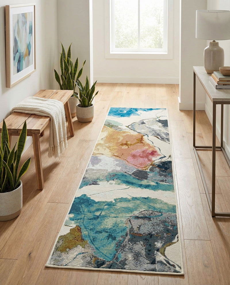 Urban Terrace Collection Area Rug -  Arbor Runner Multi  lifestyle 71