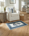 Seaside Haven Rugs Collection Area Rug -  Coralreef Rectangle Navy Blue  lifestyle 11