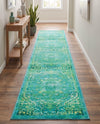 Baroque Era Collection Area Rug - Versailles (Spring Green) Runner Spring Green  lifestyle 51