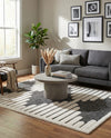 Monochrome Collection Area Rug -  Ash Rectangle Gray  lifestyle 22