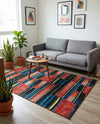 Urban Terrace Collection Area Rug -  Courtyard Rectangle Multi  lifestyle 5