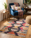 Colorburst Oasis Collection Area Rug -  Mirage Rectangle Multi  lifestyle 7
