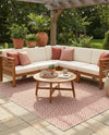 Urban Oasis Rugs Collection Area Rug -  Rooftop (Rust Red) Rectangle Rust Red  lifestyle 26