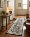 Savannah Elegance Collection Area Rug - Augusta (Fume Gray) Runner Fume Gray  lifestyle 75
