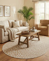 Urban Oasis Rugs Collection Area Rug -  Terrace (Dark Beige) Oval Dark Beige  lifestyle 61