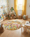 Wonder Tykes Collection Area Rug -  Groove Round Multi  lifestyle 42