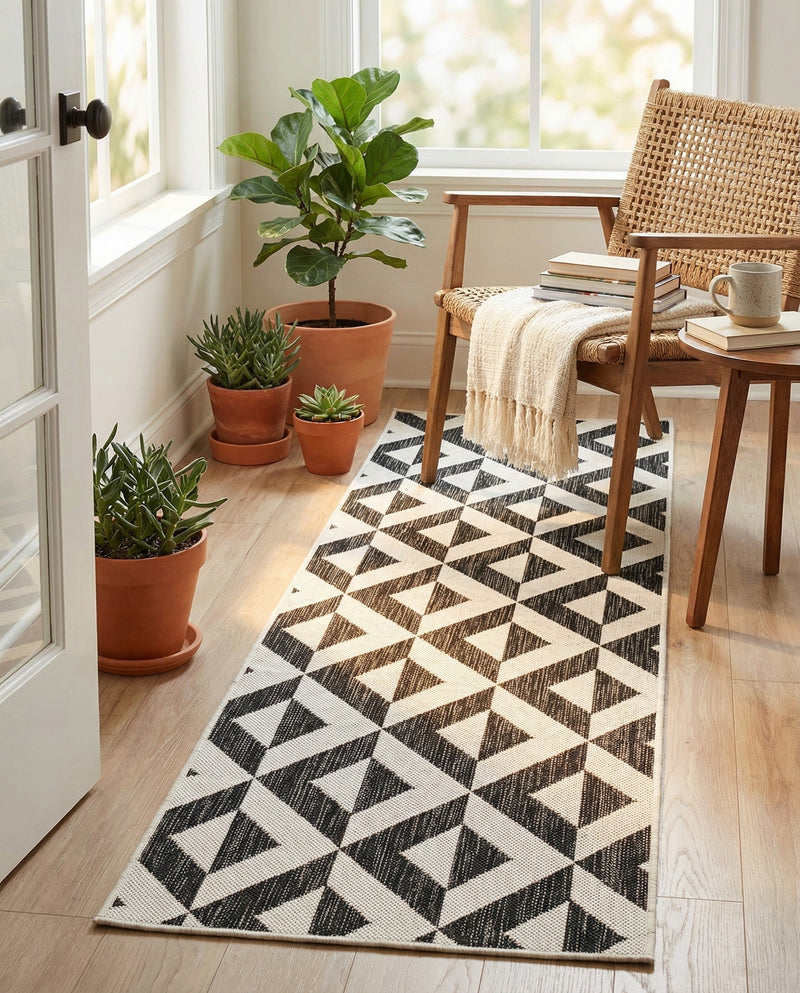 Urban Oasis Rugs Collection Area Rug -  Highrise (Charcoal Gray) Runner Charcoal Gray  lifestyle 30