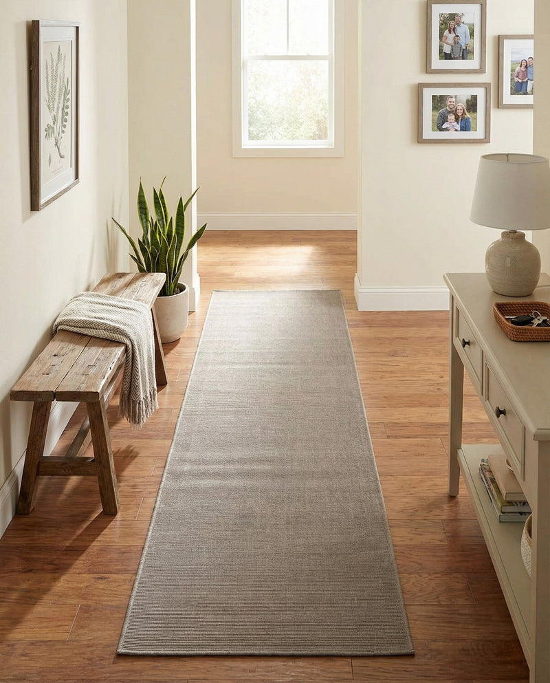 Soho Elegance Collection Area Rug - Chelsea (Gray) Runner Gray  lifestyle 45