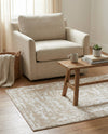 Sanctuary Retreat Collection Area Rug -  Asylum Rectangle White Bone  lifestyle 18