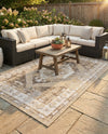 Patio Heritage Collection Area Rug -  Augusta (Natural) Rectangle Natural  lifestyle 12