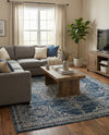 Mykonos Manor Collection Area Rug -  Tinos (Blue) Rectangle Blue  lifestyle 11