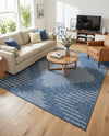 Urban Terrace Collection Area Rug -  Chelsea (Blue) Rectangle Blue  lifestyle 16
