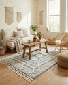 Sahara Chic Collection Area Rug -  Tangier Rectangle Gray  lifestyle 13