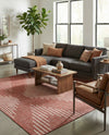 Urban Terrace Collection Area Rug -  Chelsea (Rust Red) Rectangle Rust Red  lifestyle 9
