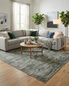 Sahara Essence Collection Area Rug - Oasis (Green) Rectangle Green  lifestyle 19