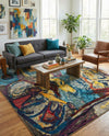 Autumnal Tapestry Collection Area Rug - Harvestville Rectangle Multi  lifestyle 9