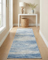Zagros Shades Collection Area Rug -  Sepidan Runner Blue Ivory  lifestyle 43