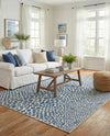 Urban Oasis Rugs Collection Area Rug -  Terrace (Blue) Rectangle Blue  lifestyle 5