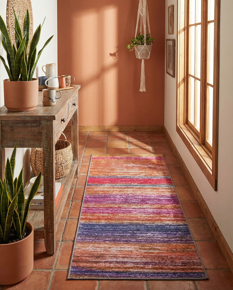 Sahara Essence Collection Area Rug - Oasis (Multi) Runner Multi  lifestyle 32