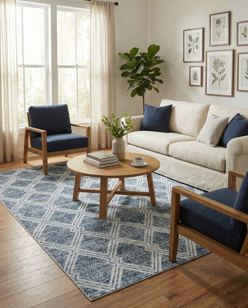 Aegean Elegance Washables Collection Area Rug -  Tinos Rectangle Ivory  lifestyle 70