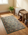 Casablanca Tapestry Collection Area Rug -  Marrakech (Cloud Gray) Rectangle Cloud Gray  lifestyle 11