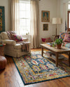 Brighton Terrace Collection Area Rug -  Portslade Rectangle Navy Blue  lifestyle 33