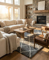 Cozy Haven Shag Collection Area Rug - Serenity (Pebble Gray) Rectangle Pebble Gray  lifestyle 5