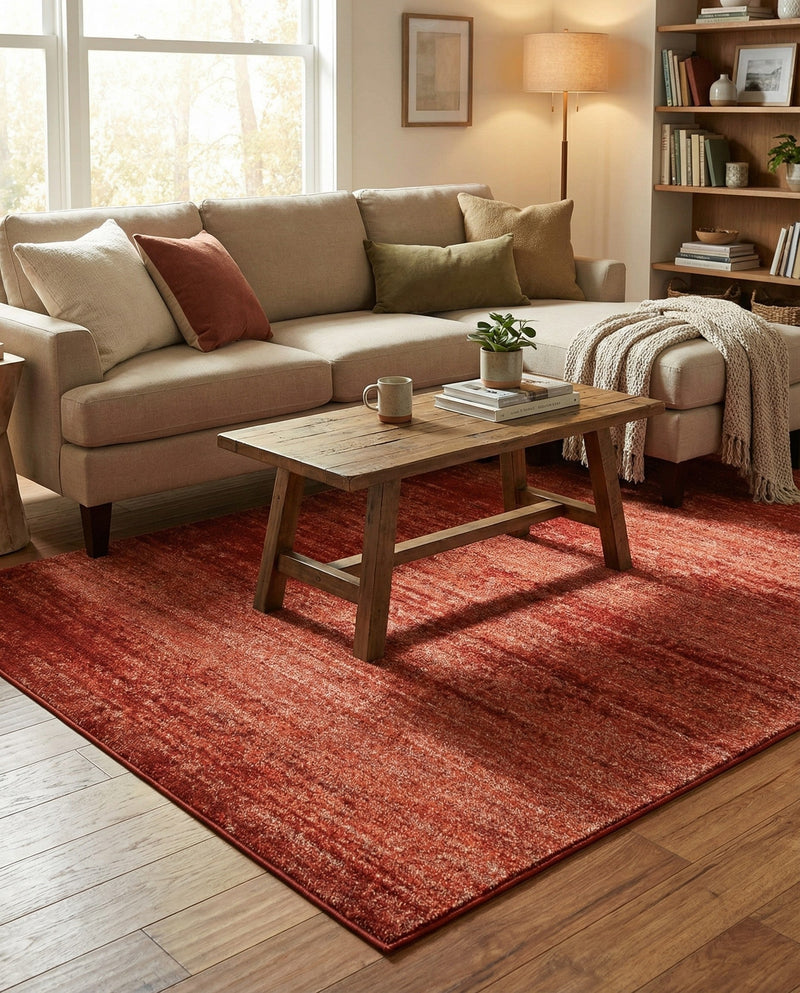 Studio Haven Collection Area Rug -  Gallery (Terracotta) Rectangle Terracotta  lifestyle 42