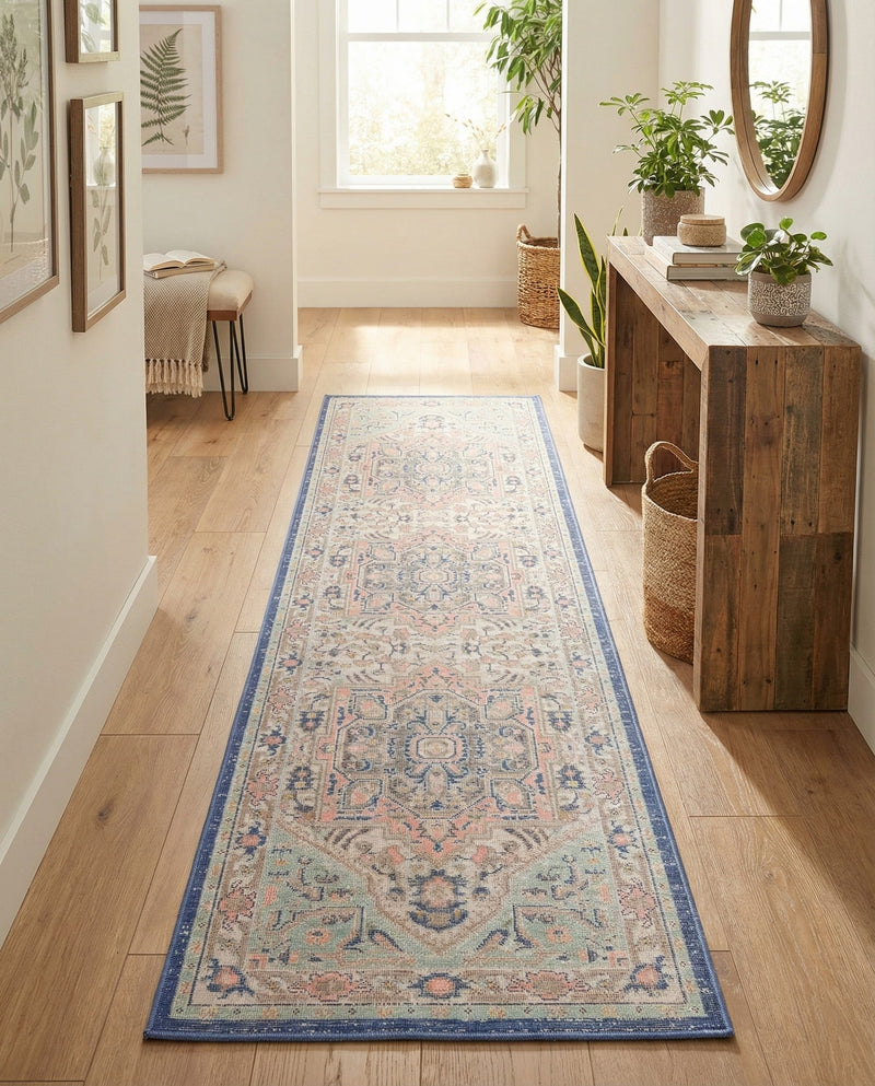Savannah Series Collection Area Rug - Charleston (Multi) Runner Multi  lifestyle 68