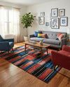 Urban Terrace Collection Area Rug -  Courtyard Rectangle Multi  lifestyle 16