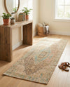 Savannah Threads Collection Area Rug -  Mojave Runner Khaki and Ivory  lifestyle 48