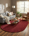Alpine Plush Collection Area Rug -  Cortina (Poppy) Oval Poppy  lifestyle 28