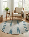 Urban Oasis Rugs Collection Area Rug -  District (Light Gray) Round Light Gray  lifestyle 53
