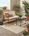 Urban Terrace Collection Area Rug -  Flatiron Rectangle Taupe  lifestyle 32