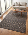 Savannah Pergola Collection Area Rug -  Pergola (Charcoal Gray) Rectangle Charcoal Gray  lifestyle 31