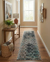 Trellis Mosaic Collection Area Rug - Arborville (Blue Multi) Runner Blue Multi  lifestyle 66