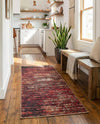 Sahara Essence Collection Area Rug - Oasis (Rust Red) Runner Rust Red  lifestyle 67