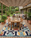 Caribbean Terrace Collection Area Rug -  Dominica Rectangle Ivory  lifestyle 19