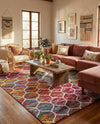 Trellis Mosaic Collection Area Rug -  Pergolatown (Multi) Rectangle Multi  lifestyle 4