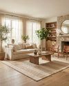 Sequoia Handwoven Jute Collection Area Rug - Charleston Square Ivory  lifestyle 37