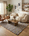 Woolen Sphere Collection Area Rug - Orbsburg (Pink and Purple) Rectangle Pink and Purple  lifestyle 14