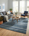 Jewel Oasis Collection Area Rug - Sapphire (Blue) Rectangle Blue  lifestyle 17